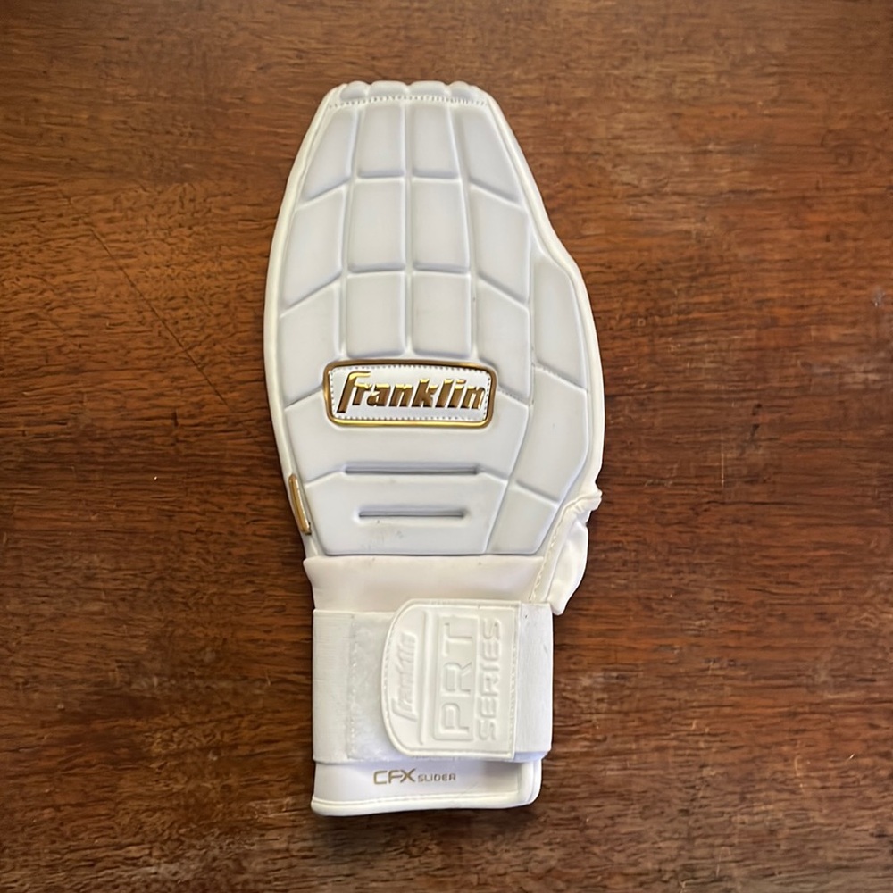 Franklin adult all white sliding mitt